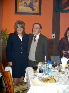 Учителят на всички поколения Пловдивски бохемисти доц. Янко Бъчваров и доц. д-р Жоржета Чолакова